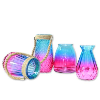 European Style Aromatherapy Clear Glass Vase