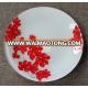 full color decal tempered glass tableware