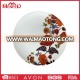 10 '' melamine ware glass fruit plate,glass plate with fruit design