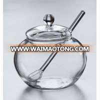 Wholesale 350ML Crystal Glass Sugar Bowl,Sugar Bowl Glass,Pyrex Crystal Glass Bowl